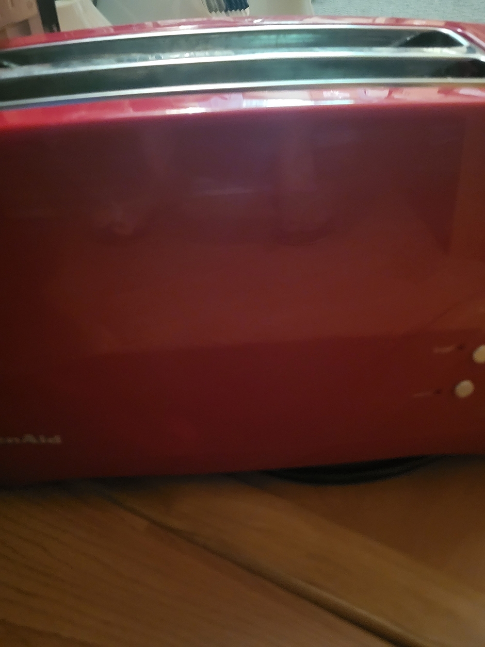 KitchenAid KTT570ER0 Red 4 Slice Long Slot Digital Toaster Works - Picture 1 of 8